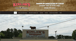 Desktop Screenshot of kinlawssupermarket.com